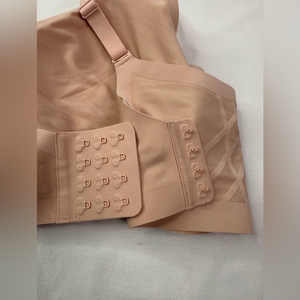 Honeylove Silhouette Roses Bra Blush Color Size 1X - Picture 6 of 10